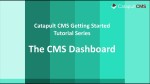 Getting Started with the Catapult CMS Dashboard