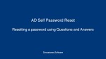 AD Self Password Reset - Reset password by answering questions