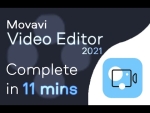 Movavi Video Editor - Tutorial for Beginners in 11 MINUTES!  [ 2021 Updated ]