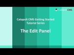 Getting Started with the Edit Panel in Catapult CMS
