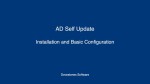AD Self Update Installation and basic configuration
