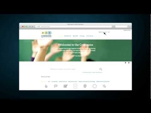 How to Create a Profile on OER Commons