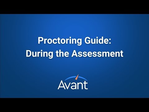 Proctoring Guide - During the Assessment
