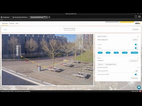 AXIS Camera Station - Counting using AXIS Object Analytics
