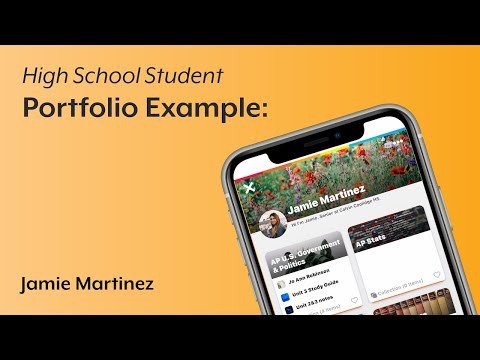 High School Student Portfolio Example: Jamie Martinez