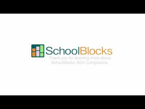 ADA/WCAG 2.0 - SchoolBlocks