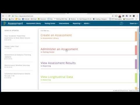 PowerSchool Assessment Introduction