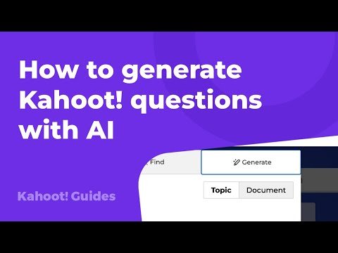 OUTDATED: How to generate Kahoot! questions with AI