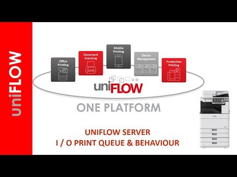 UNIFLOW INPUT/OUTPUT PRINT QUEQUES &amp; ITS BEHAVIOUR