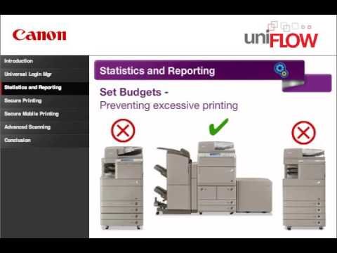 Canon uniFLOW Product Tour
