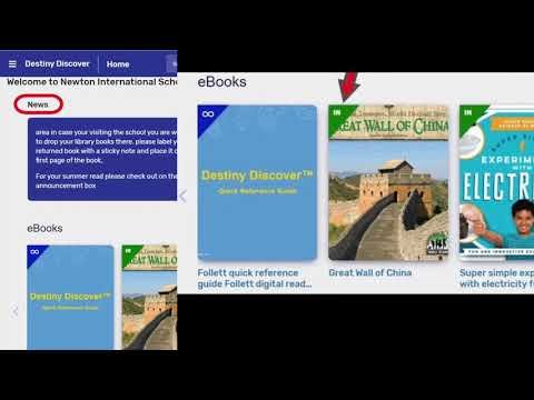 How to access follett ebooks