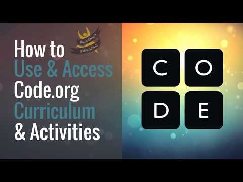 How to Use Code.org curriculum &amp; activities