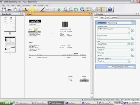 Laserfiche Simple Workflow