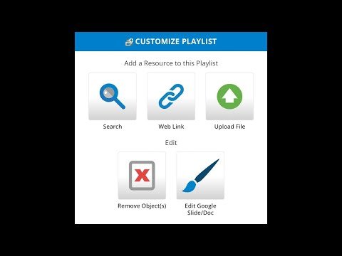 SAFARI Montage LOR Lesson Presenter: Customize Playlist Feature