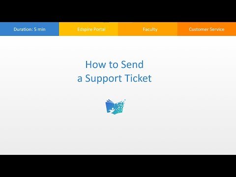How to Submit a Support Ticket to Edspire Team