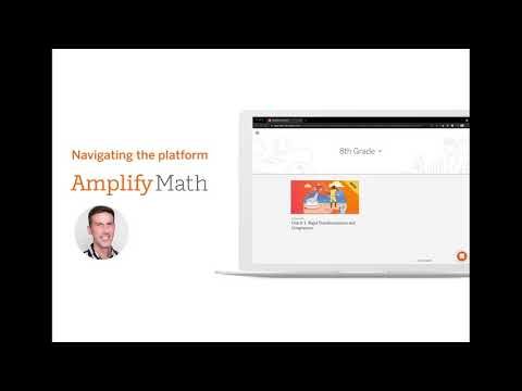 Navigating Amplify Math for grades 6-12