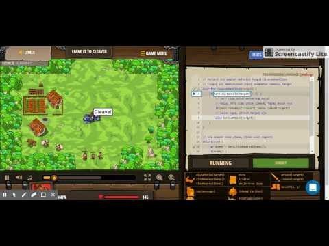 CodeCombat - Forest: Leave it to cleaver