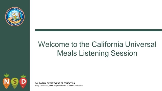 Universal Meals Listening Session (2) – CDE 11/02/2021