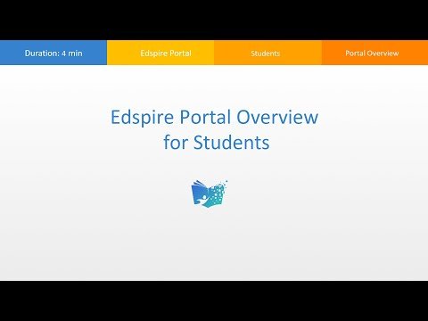 Edspire Portal Overview for Students