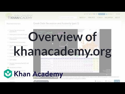 Overview of KhanAcademy.org