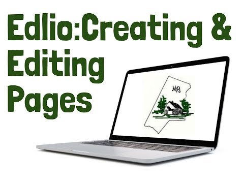 Edlio: Creating and Editing Teacher Webpages