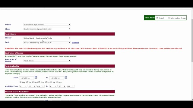 ATI Galileo Assessments Tutorial: How to publish and schedule a test or quiz