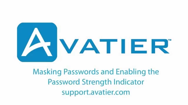 Masking Passwords and the Password Strength Indicator