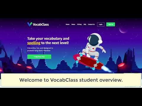 Vocabclass Student Overview