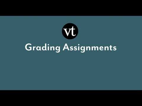 New Assignments Grading
