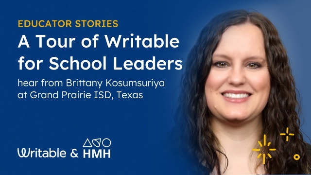 How a School Leader Uses Writable