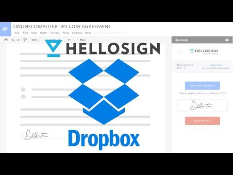 How to Use Dropbox eSign (formerly HelloSign) to Send Documents for Signature